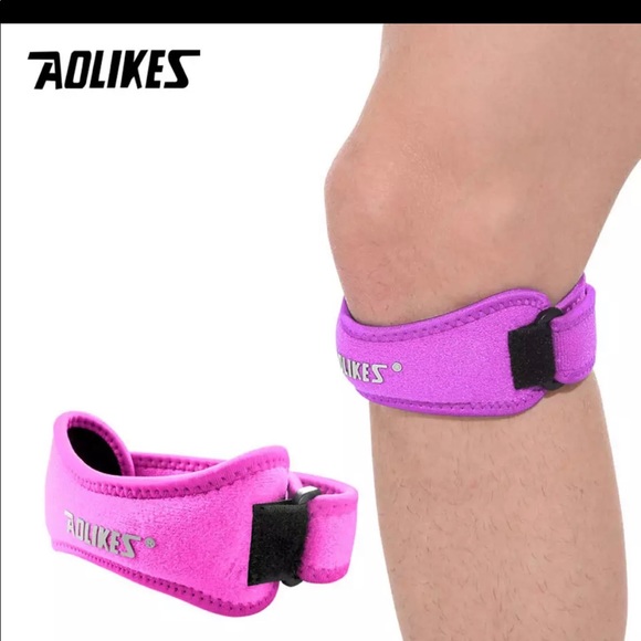 AOLIKES-Adjustable knee pad to relieve pain, kneecap and knee stabilizer support - Picture 1 of 4